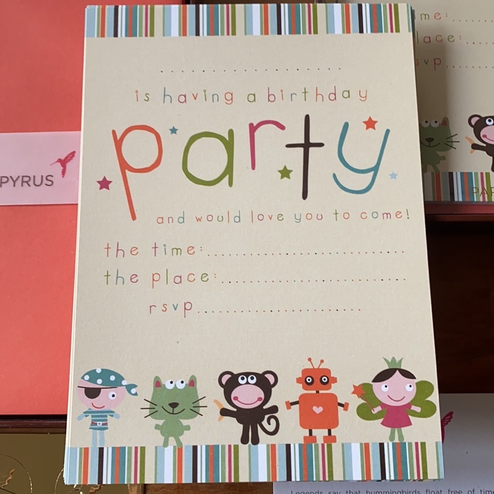 20 Papyrus Birthday Invites
